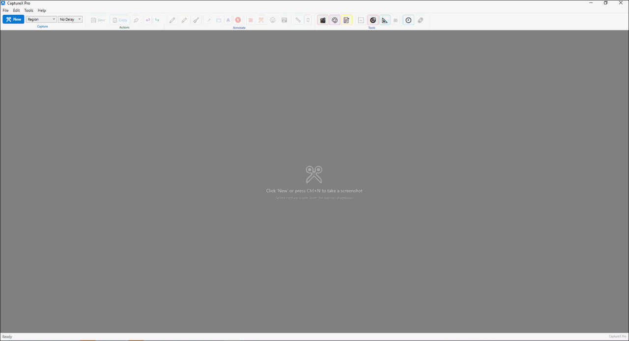 Main Interface — CaptureX Pro